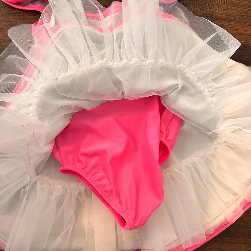 Revolution Dancewear Pink and Metallic Costume